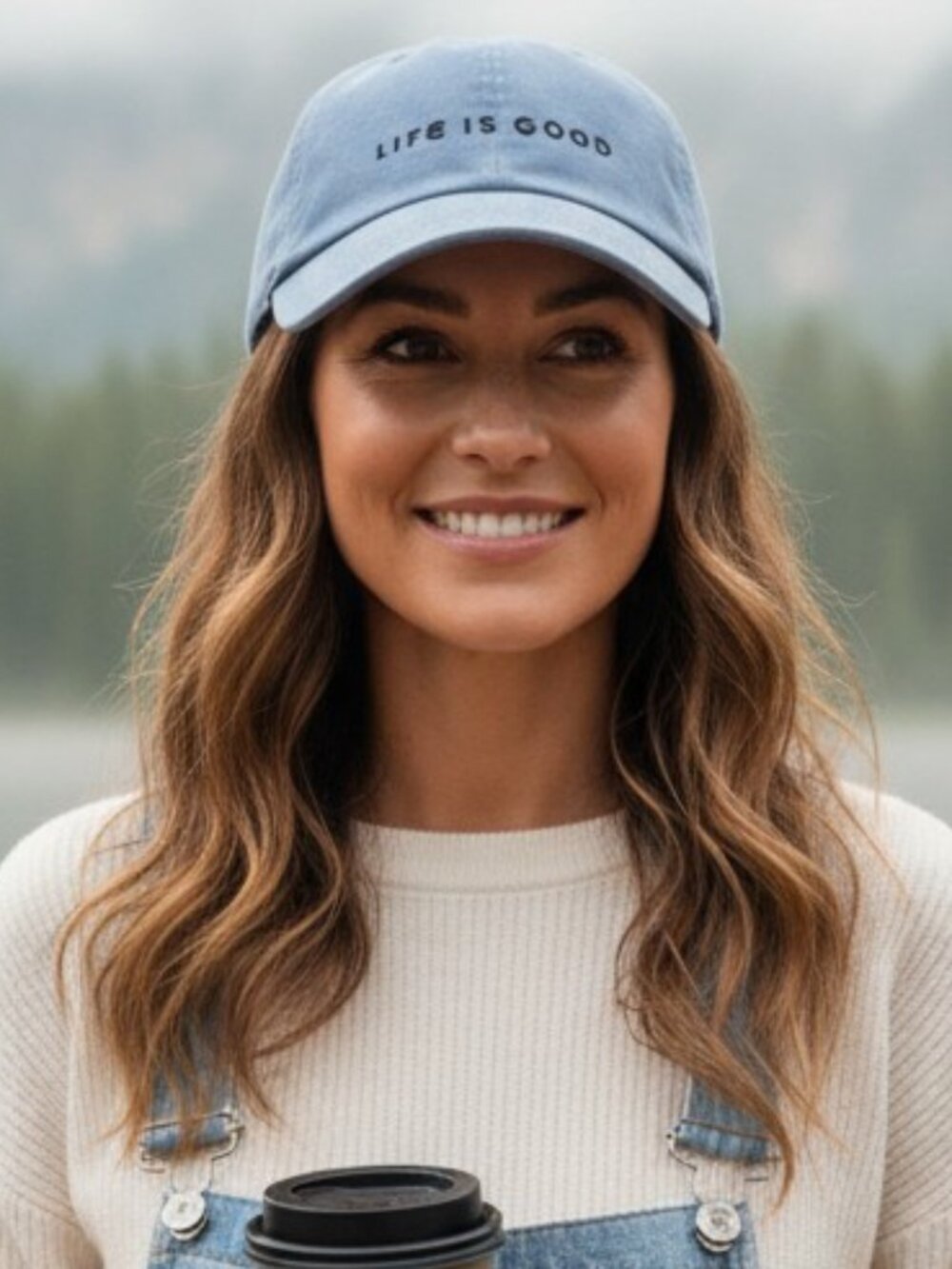 Life is Good Signature Logo Simple Clean Chill Cap/Hat